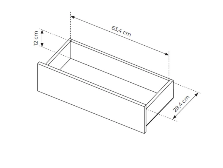 Schiebetüren-Kommode 200 cm Passione Eiche Cremona