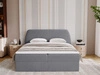 Boxspringbett mit Bettkasten 180x200 Bogota Dunkelgrau