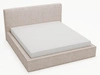 Polsterbett mit Bettkasten und Lattenrost 160x200 Monaco Beige