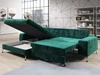 Ecksofa L-Form Links mit Schlaffunktion und Bettkasten Tonny Gelb