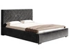 Polsterbett mit Bettkasten und Lattenrost 160x200 Tonale Dunkelgrau
