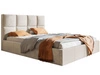 Polsterbett mit Bettkasten und Lattenrost 140x200 Malo Beige
