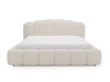 Polsterbett mit Stauraum und Lattenrost 200x200 Cloud Soft Beige
