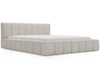 Polsterbett mit Bettkasten und Lattenrost 120x200 Split Hellgrau