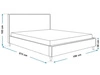 Polsterbett mit Lattenrost 180x200 Grenada Creme