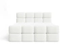 Boxspringbett mit Bettkasten 180x200 Rivon Creme
