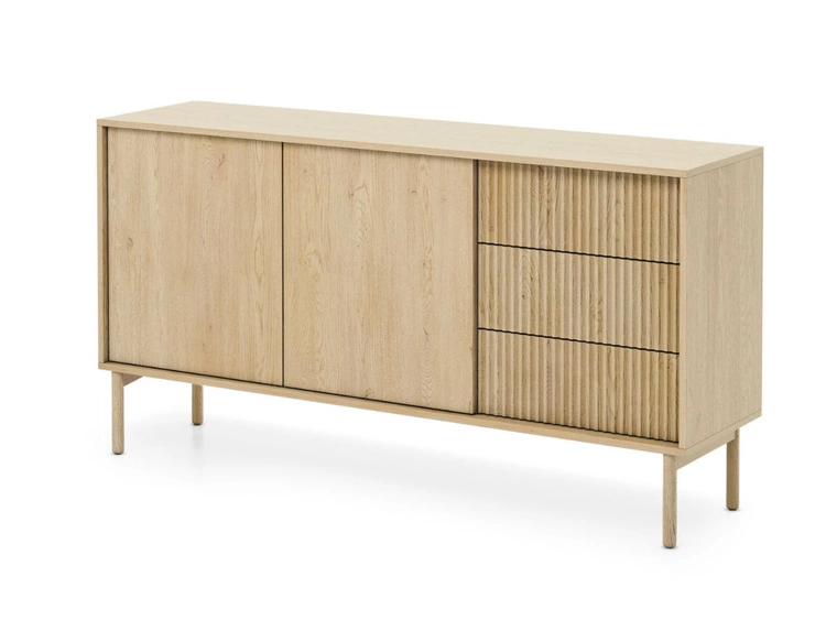 Kommode mit Türen und Schubladen 154 Gradimento Eiche Cremona