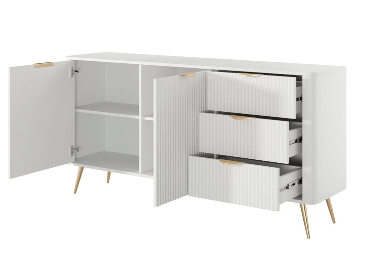 Wohnzimmer-Set Latina Weiß