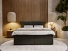 Boxspringbett mit Bettkasten 140x200 Marbella Dunkelgrau