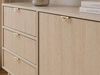 Kommode mit Türen und Schubladen Modena Beige