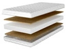 Schaummatratze mit Kokosmatte und Polyurethanschaum Fino 15 100x200