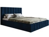 Polsterbett mit Bettkasten und Lattenrost 120x200 Siena Dunkelblau