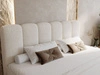 Boxspringbett mit Bettkasten 180x200 Bouclé-Stoff Cloud Beige