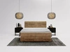 Boxspringbett mit Bettkasten 180x200 Forte Beige