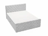 Boxspringbett mit Bettkasten 140x200 Lunaris Hellgrau