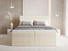 Boxspringbett mit Bettkasten 160X200 Brisa Beige