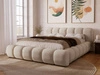 Polsterbett mit Bettkasten und Lattenrost 180x200 Doria Beige