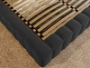 Polsterbett mit Bettkasten und Lattenrost 120x200 Rotto Schwarz