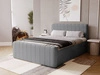 Boxspringbett mit Bettkasten 180x200 Osteno Dunkelgrau