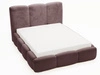 Polsterbett mit Bettkasten und Lattenrost 180x200 Bubble Braun
