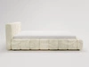 Polsterbett mit Bettkasten und Lattenrost 120x200 Ibiza Creme