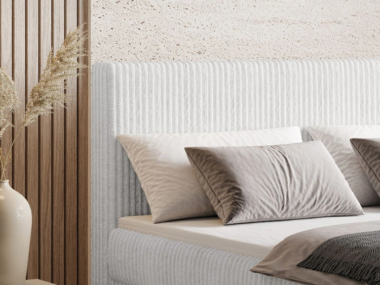 Boxspringbett mit Bettkasten 140X200 Brisa Grau
