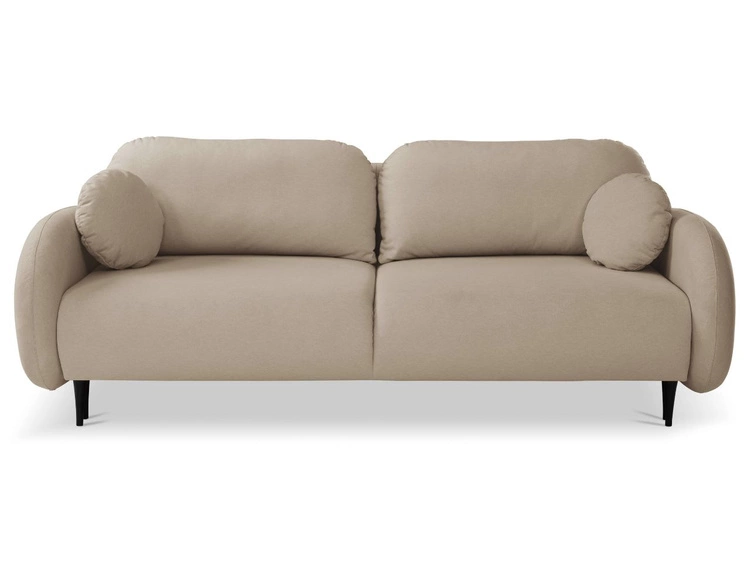 Schlafsofa mit Bettfunktion und Bettkasten Alta Braun
