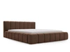 Polsterbett mit Bettkasten und Lattenrost 120x200 Orio Braun