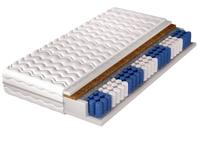 Taschenfederkernmatratze mit Kokosmatte und Polyurethanschaum Dormitorio 200x200