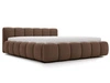 Polsterbett mit Bettkasten und Lattenrost 200x200 Cloud Low Braun