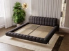 Polsterbett mit Lattenrost 140x200 Imagine Schwarz