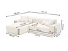 Ecksofa L-Form Links Moderne Ecksofa Leni Beige