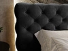 Polsterbett mit Bettkasten und Lattenrost 200x200 Apollo Schwarz