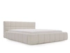 Polsterbett mit Bettkasten und Lattenrost 180x200 Alicante Boucle Beige