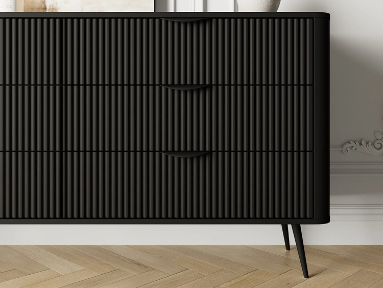 Kommode mit 6 Schubladen Latina Beige