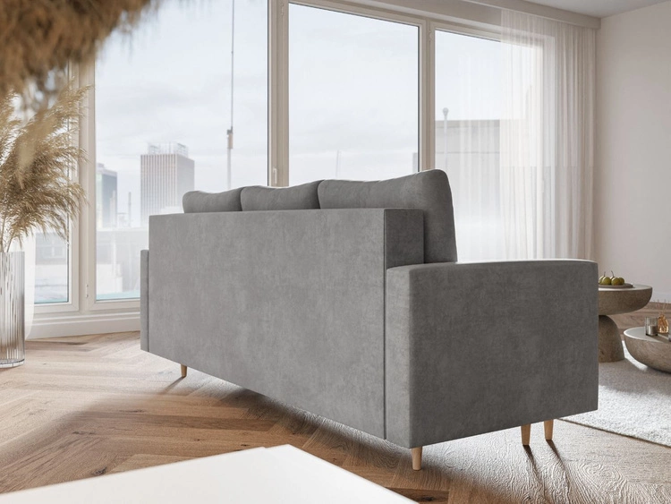 Schlafsofa mit Bettfunktion und Bettkasten Castelo Grün