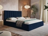 Polsterbett mit Bettkasten und Lattenrost 140x200 Sesto Dunkelblau