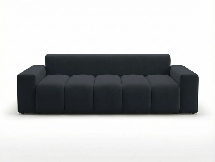 Schlafsofa mit Bettfunktion und Bettkasten Miro Schwarz