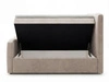 Boxspringbett mit Bettkasten 120x200 Campi Beige