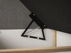 Boxspringbett mit Bettkasten 120x200 Hera Grau