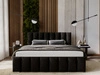 Polsterbett mit Bettkasten und Lattenrost 180x200 Neos Schwarz