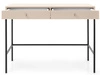 Schminktisch mit Schwarz Metallbeinen Amor Beige