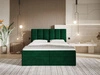Boxspringbett mit Bettkasten 160x200 Cascada Grün