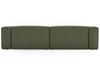 Ecksofa L-Form Links Moderne Cord Ecksofa Landi Grün 