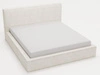Polsterbett mit Bettkasten und Lattenrost 160x200 Monaco Creme